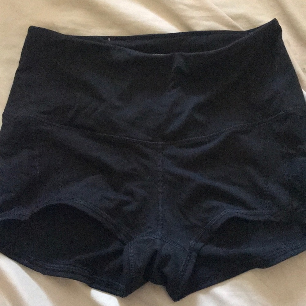 Black athletic shorts